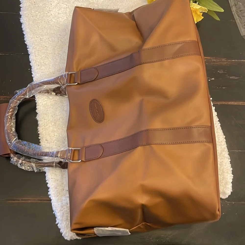 New Espresso Brown Carry-on Travel Luggage with inside Pockets 👜